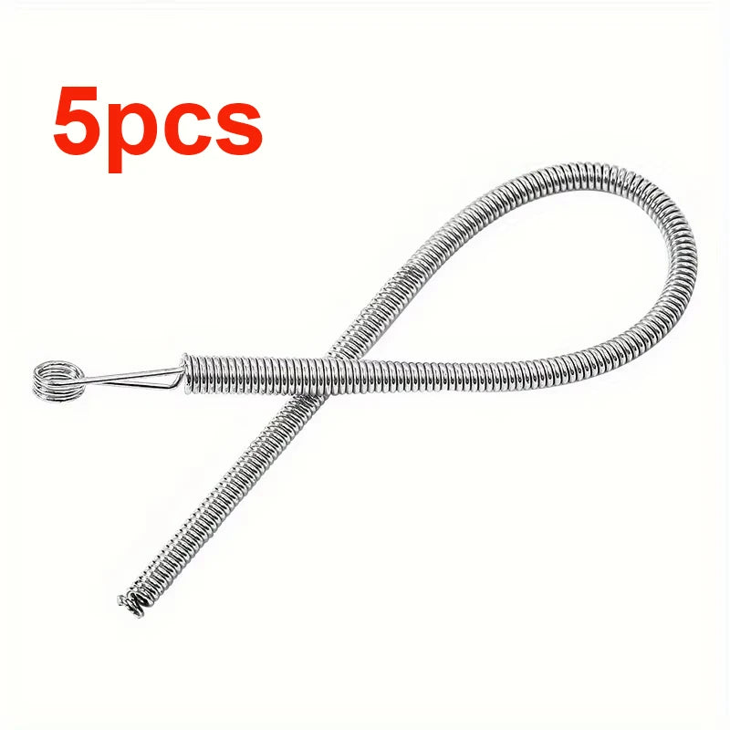 Bendable Spring Drawstring Threader, Flexible Metal Elastic Band Rope Threading Tool, for Sweatpants Hoodies, Sewing Accessories