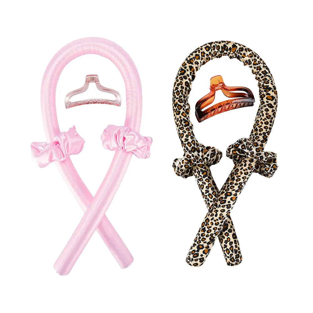 1-2Set Woman Heatless Curling Rod Heatless Hair Curls Headband Make Hair Soft Shiny Hair Curler Hairdressing Tools Accessories