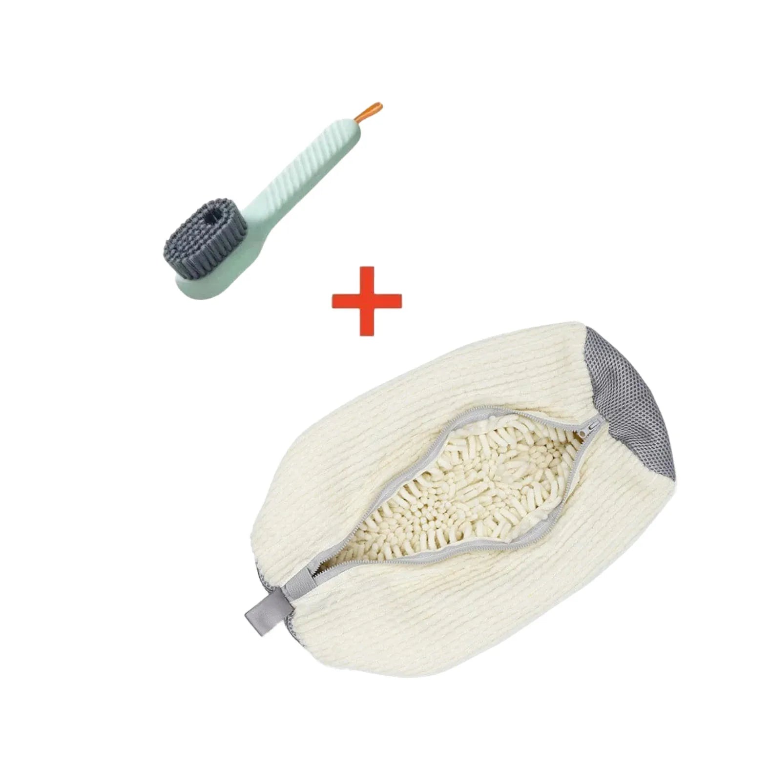 Durable Shoe Washing Machine Bag or brush for All Shoe Types,Ideal for Sneakers and Casual Shoes,Laundry Wash Bag