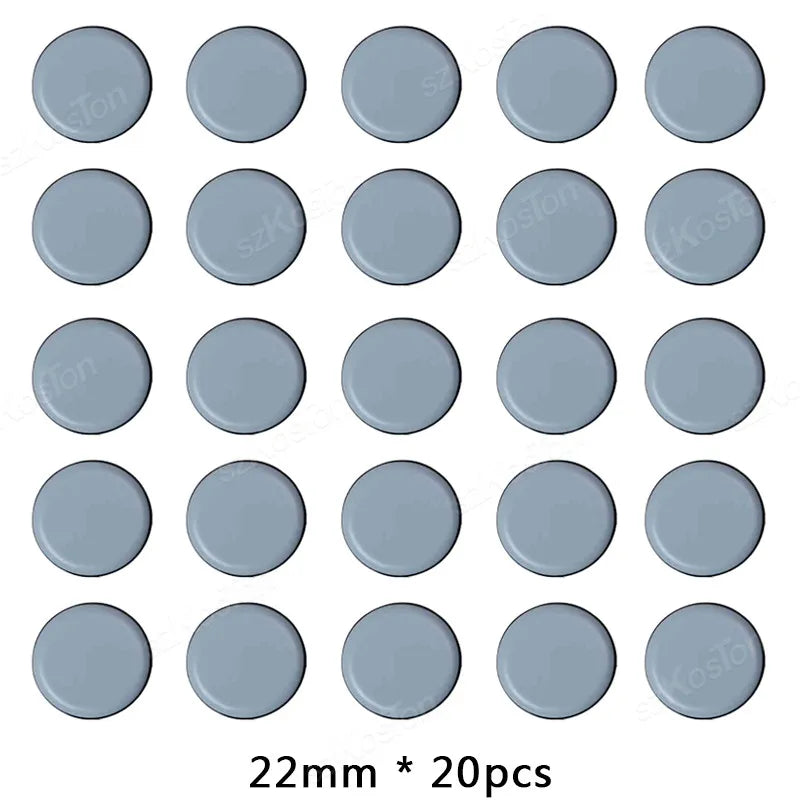 20PCS Furniture Slider Pads Table Chair Leg Sliding Block Anti Scratch Easy Move Heavy Furniture Leg Mat Thickened Moving Pads