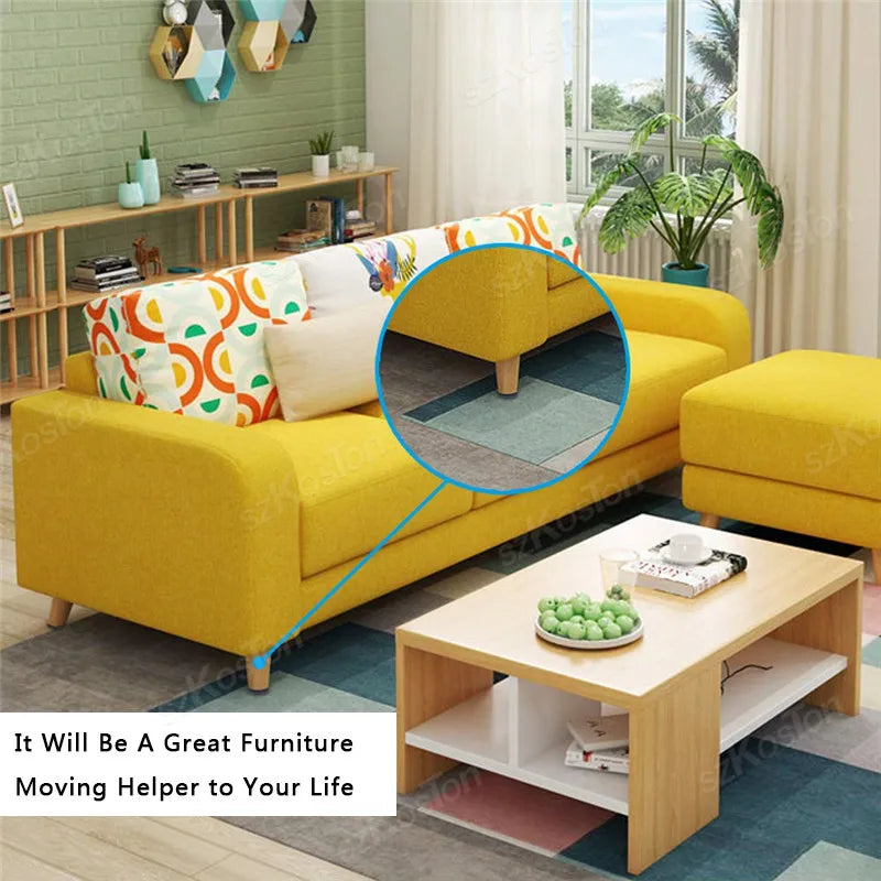 20PCS Furniture Slider Pads Table Chair Leg Sliding Block Anti Scratch Easy Move Heavy Furniture Leg Mat Thickened Moving Pads