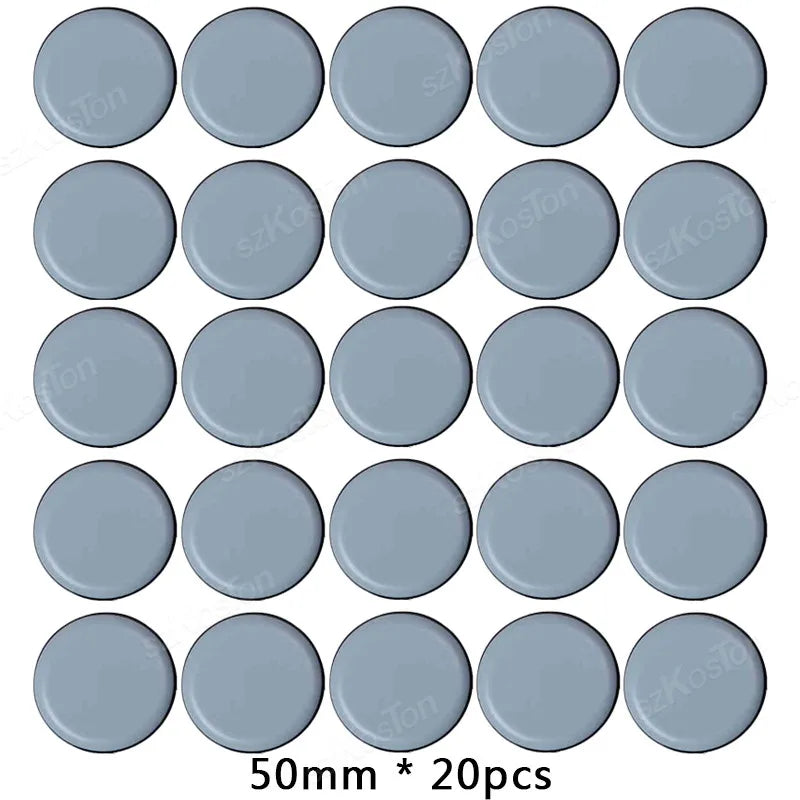 20PCS Furniture Slider Pads Table Chair Leg Sliding Block Anti Scratch Easy Move Heavy Furniture Leg Mat Thickened Moving Pads